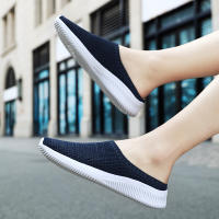 Zapatos Casuales De Malla Para Hombre Verano Transpirables Media Zapatos Comodidad Interior Exterior Parejas Moda Planos Antideslizantes Tamaño True Fit - details 12