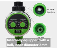 Timbre De Riego Para Jardín Controlador De Riego Automático Con Válvula De Bola De Presión Cero Timer Analógico Para El Hogar Color Verde - details 4