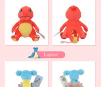 Peluche Pokemon De Squirtle Charmander Bulbasaur Gengar Eevee Y Pikachu Muñeco De Peluche Con Etiqueta Para Niños Regalo De Anime - details 16