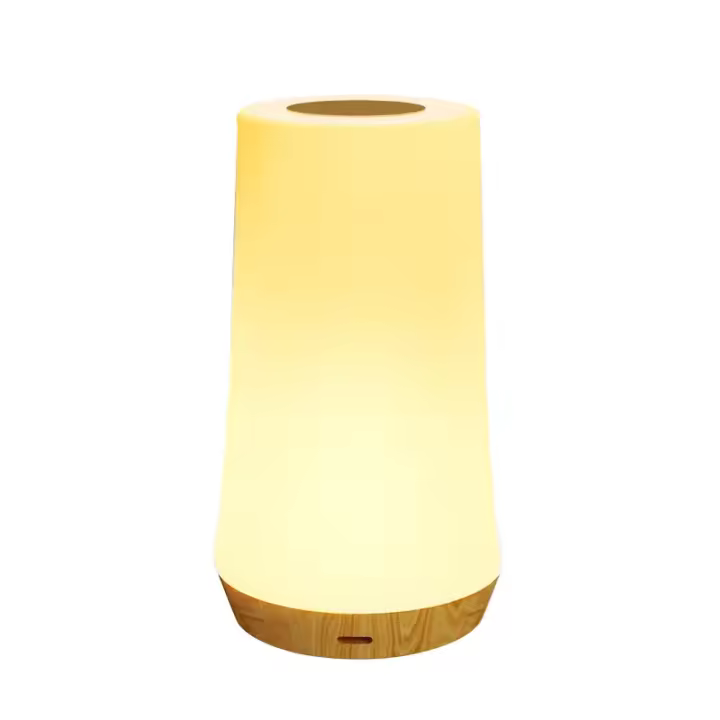 Lámpara Nocturna LED Recargable RGB Con Control Remoto Y Toque Cambio De Color 13 Colores Luz De Mesa Ajustable Para Cama - 1