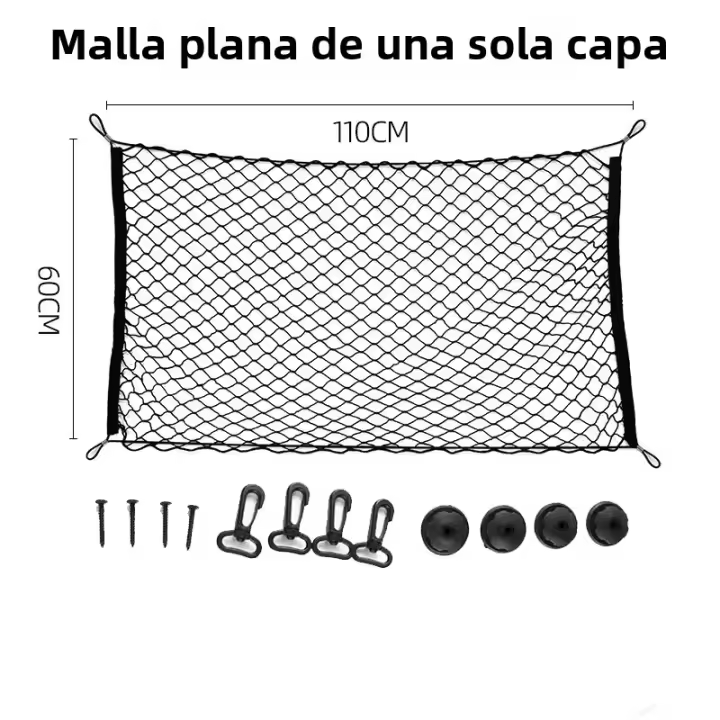 Red De Aislamiento Para Mascotas En Coche Protección Duradera Y Elástica Para Any Vehicle Valla De Seguridad Para Perros - 1