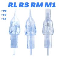 10pcs/box Agujas De Tatuaje Desechables Cartridge Sterilizadas Para Sombra De Pestañas Y Labios Tipo Liner Shader Magnum - details 0