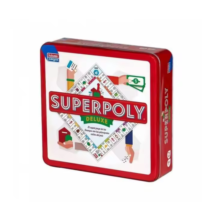 Falomir Juegos - Juego de Mesa Superpoly de Luxe 75 Aniversario - Juegos con Fichas - 1