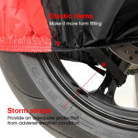 Cubierta Impermeable Para Motocicleta Protectora Contra Polvo Raining Nieve UV Para Scooter Tamaño M L XL XXL XXXL Material 190T Poliéster Taffeta Antiuv - details 5