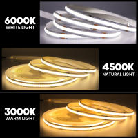 Tira De Luz LED COB Flexible 5V USB Alta Densidad 320LEDs Blanco/Cálido/Natural/Rojo/Azul Verde/Ácido Rosa/Naranja Amarillo Para Decoración De Hogar - details 4