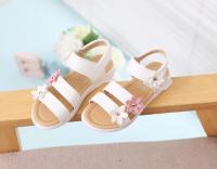 Sandalias De Verano Para Niñas 2024 Con 3 Flores Decoración Floral Transpirables Antideslizantes Talla True to Size Para Fiestas Y Vestidos - details 7