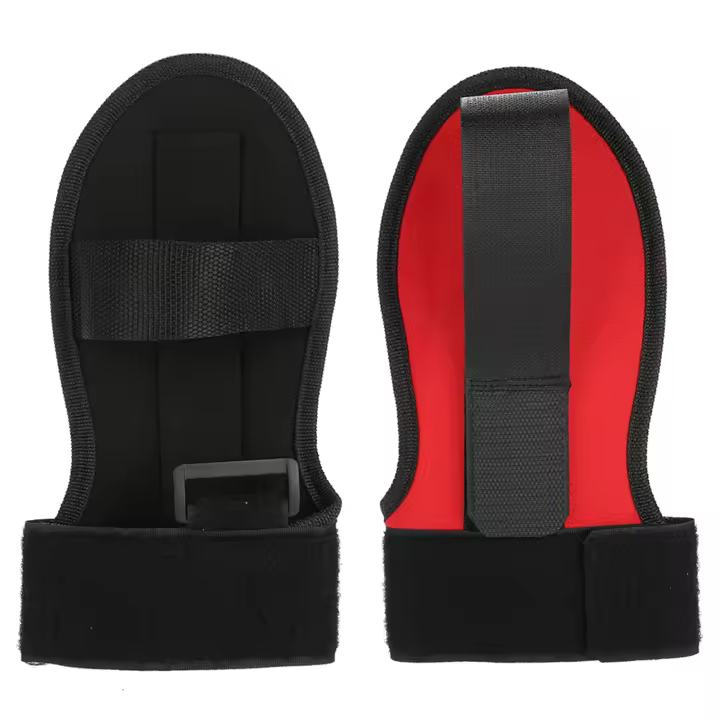 Guante Auxiliar De Dedos Negro Para Rehabilitación Y Entrenamiento De Mano Guante De Fuerza Con Cierre Para Tratamiento De Lesiones En La Mano Tamaño Aproximado 22x11x1cm Peso Aproximado 45g - 1