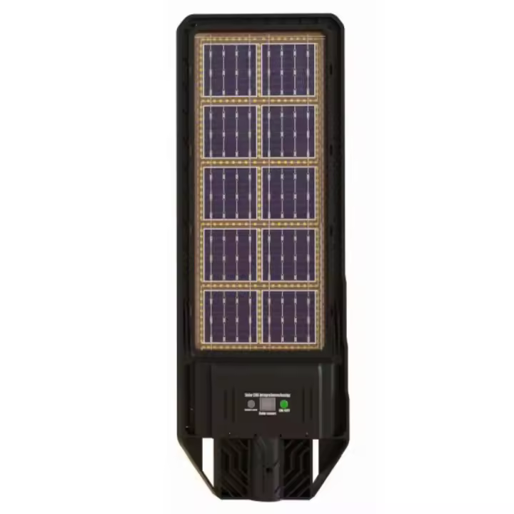 FAROLA SOLAR LED 400W BIFACIAL CON SENSORES LUZ Y MOVIMIENTO - 1