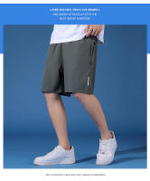 Shorts De Correr Para Hombre Talla Grande Secado Rápido Bolsillo Con Cierre Para Gimnasio Y Baloncesto Negro Shorts De Entrenamiento Deportivo Con Cierre De Cremallera - details 19