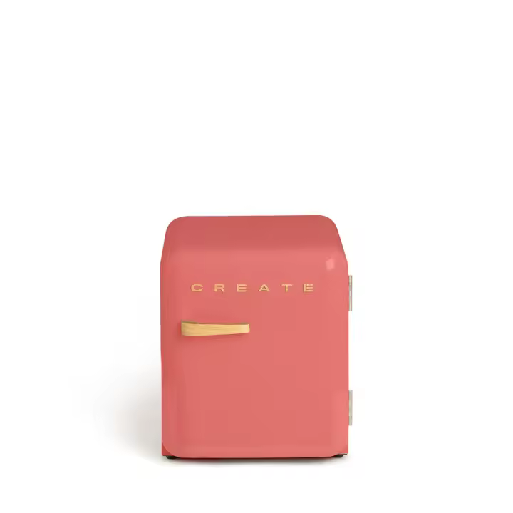 CREATE - RETRO FRIDGE 48L WOOD - Frigorífico, Estética Retro Vintage - 1