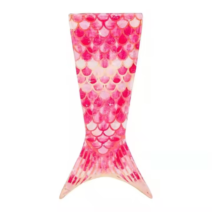 Manta De Sirena De Flannel Para Adultos Y Niños Manta Universal Para Dormir Manta De Cola De Sirena Bolsa De Sueño Propiedades De Fotografía - 1
