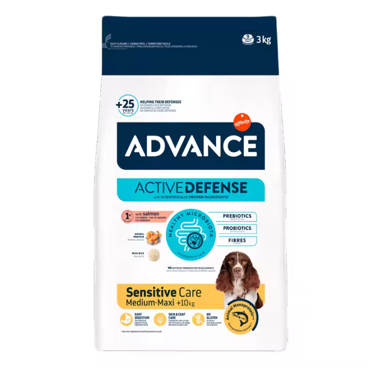 Advance Sensitive Care Pienso para Perros con Salmón 3kg - 1