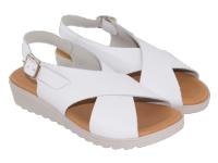 Sandalias Planas Mujer Color: Blanco, Negro y Marrón Talla: Marca: Sevillas Modelo: - details 0