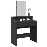vidaXL Tocador con espejo color 80x41x144,5 cm en color Gris sonoma/Gris hormigón/Blanco y más | decorativo de pared para baño dormitorio recibidor moderno - details 4