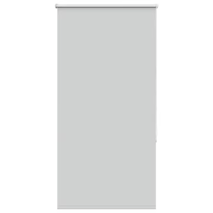 vidaXL Estor Enrollable Opaco gris claro 65x130 cm Tela Ancho 60,7 cm - 1