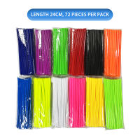 Kit De 72 Piezas De Ruedas Para Motocicleta Con Spokes De 24CM En 12 Colores Accesorios De Bicicletas Y Motocicletas Para Off-Road - details 1