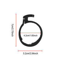 Tubo Frontal Plegable Para Patinete Eléctrico Xiaomi Mijia M365 Pieza De Repuesto Negro Clavija De Seguro Redondo - details 13