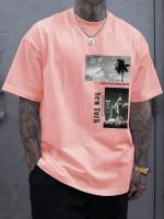 Camiseta De Algodón De Lujo Con Impresión De Letras Nueva York Para Hombres Y Mujeres Camiseta De Verano Casual Con Mangas Cortas Protección Solar Transpirable Y Ligera - details 1