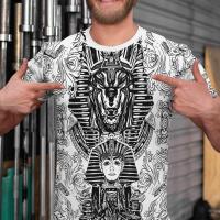 Camiseta Unisex De Estampado 3D BJU Ancient Egypt Estilo Casual Manga Corta Transpirable Para Viajes Y Uso Diario - details 29