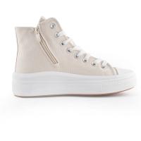 ANDY-Z  AZ1007 Zapatillas de lona alta para  mujer.  plataforma suela - details 1