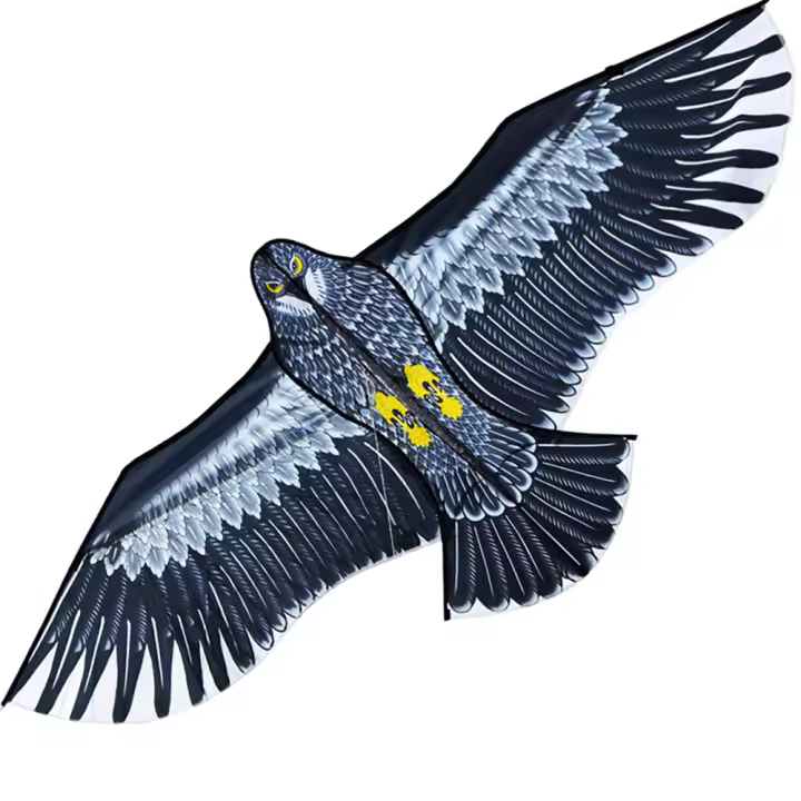 Nueva Llegada Pájaro Águila Deportes Al Aire Libre Kite De 59 Pulgadas Con Mango Y Hilo Para Niños Y Adultos Buena Para Volar - 1