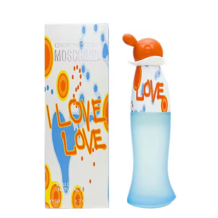 Moschino I Love Love Mujer Eau de Toilette 50 ml - Notas Cítricas y Amaderadas - 1