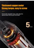 Juego De Destornilladores Eléctricos Recargables Herramienta De Perforación Manual Con Batería De Litio Portátil Para Uso Doméstico Y DIY - details 7