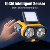 Linterna Frontal LED Con Sensor Inteligente Y Clip Recargable Tipo-C Torcha Exterior Para Ciclismo Pesca Y Camping - details 3