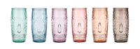 MAXHOME-Set 6 Vaso bajo ,Vaso Alta tiki 500ml-600ml, colores la mediterr - details 4