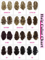 Extension De Cabello Sintético 12" Clip En Cola De Caballo Rizada Corta Para Mujeres Negras Clavija De Mandíbula Peluca De Textura Curva Para Uso Diario - details 4