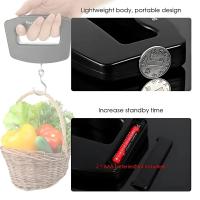 Báscula Digital Portátil Para Equipaje 50kg Con Luz Trasera Herramienta De Pesaje Para Maletas Y Bolsos Escala De Viaje Pendular - details 15