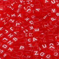 100pcs Cuentas De Letras Cuadradas 6mm Negro Y Oro Aleación De Acrílico Para Manualidades Y Creación De Joyas DIY - details 5