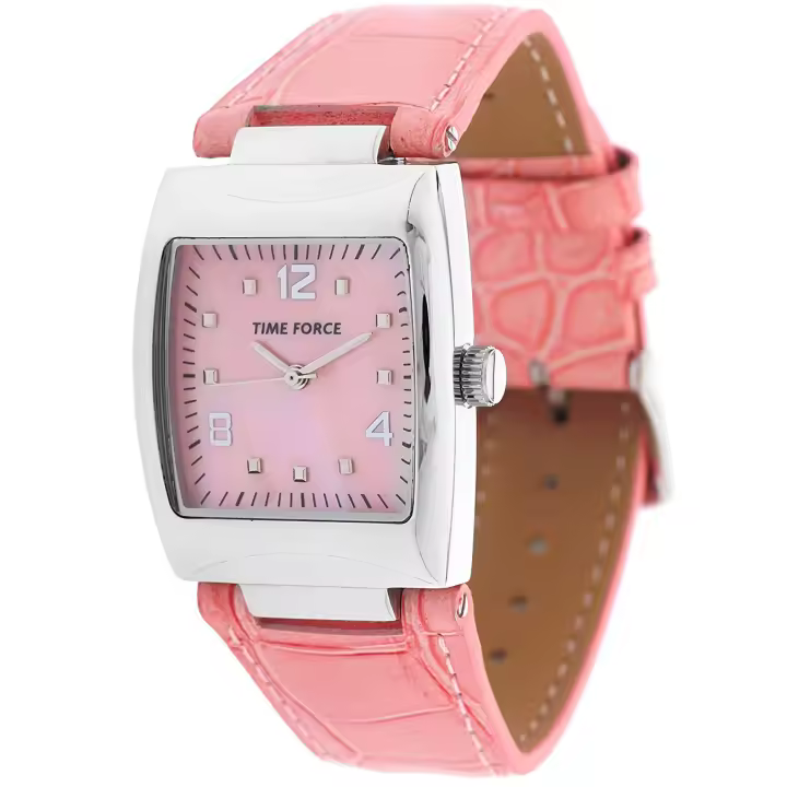Time Force Tf4083l11  Reloj Para Para Mujer Color Rosa - 1