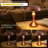 Lámpara De Mesa LED Con Sensor De Toque Luz Nocturna Recargable Inalámbrica Para Lectura Decorativa Para Restaurante Hotel Bar Y Dormitorio - details 7