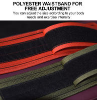 Cinturón De Pesas Para Levantamiento De Peso GOBYGO Ajustable Soporte Lumbar Para Squat Y Pull-Up Correa De Entrenamiento Cross Fit Para Hombres Y Mujeres Color Negro Rosa Rojo Morado Verde Gris Amarillo Tamaños S/M/L/XL - details 3