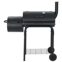 vidaXL Barbacoa clásica de carbón con ahumador - details 1