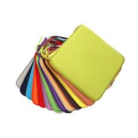 1 Unid Colores Del Caramelo Jardín Cojín de Tela Cuadrada Llanura Cojín Silla de Comedor Europeo Cojín Creativo Sofá Cojín de Tela 40*40 - details 0