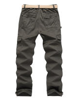 Pantalones Deportivos Casuales Para Hombre Algodón Cintura Media Estilo Recto Cierre De Cremallera Moda Outdoor Primavera Otoño - details 6