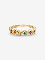 Pandora - Marvel Los vengadores-Anillo de Piedras del Infinito - Baño de Oro de 14K - details 0