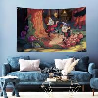 Bandera De Trabajo De Gravity Falls Para Decoración De Habitaciones Y Exterior Material Poliéster Estilo Colgante Sin Personalizar - details 9