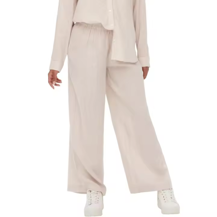 ONLTOKYO HW LINEN BLEND PANT Moonbeam - 1