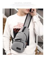 Bolsa De Pecho Para Hombres De Gran Capacidad Unisex Estilo Deportivo Al Aire Libre Moda Casual Cruzada Monedero De Hombro Pequeño - details 9