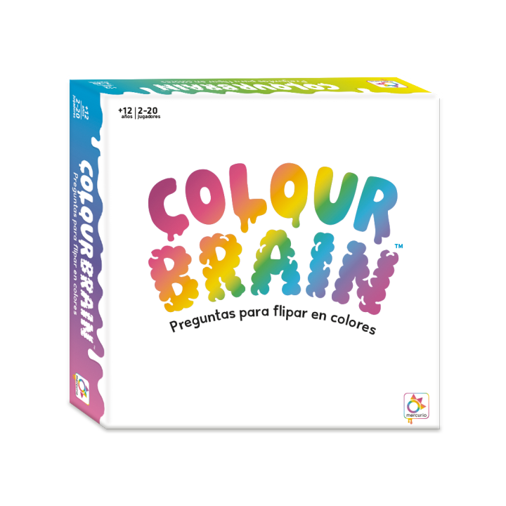 Colour Brain - Añade un Toque de Color a tu Juego de Preguntas Favorito Mercurio    Juego, mesa, entretenimiento, diversión, familia, amigos, estrategia, tablero, cartas, retos, equipos, creatividad, clásico, moderno, temático, dinámico, competitivo