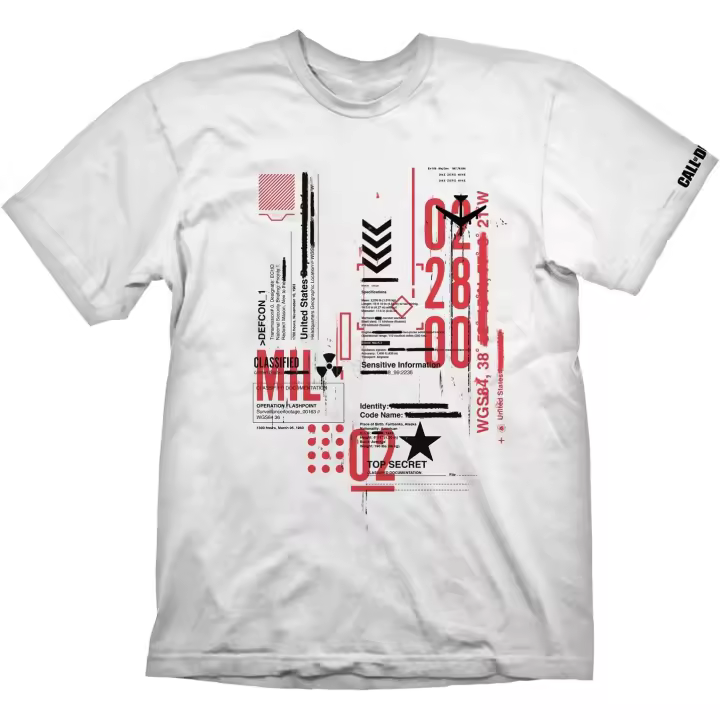 Camiseta Call Of Dutty Defcon1 Blister White S/M/L - 1