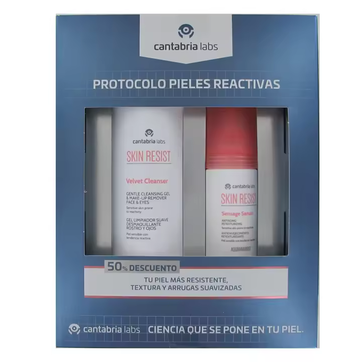 Cantabria Labs Protocolo Pieles Reactivas Skin Resist Cleanser + Serum* - 1