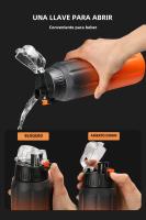 FEIJIAN Termo Deportivo De Doble Capa 600ml Acero Inoxidable 18/10 Chorro Directo a Prueba De Fugas Tumbler Aislado Personalizable - details 10
