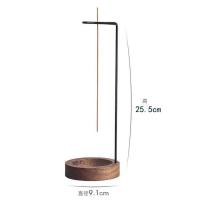 Encendedor De Incienso Lnsence Burner Inverso Madera Redonda Soporte Para Incienso Decoración Para Dormitorio Yoga Hogar - details 3