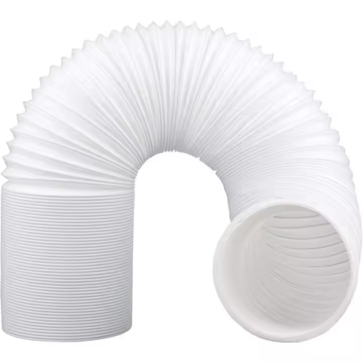 Manguera de aire acondicionado portátil, manguera de ventilación de escape de CA flexible de 150 mm de diámetro y 2 m de longitud, piezas de aire acondicionado con rosca en sentido contrario a las agujas del reloj, compatibles con LG, Delonghi y más - 1