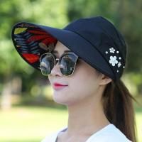 Sombrero De Verano Para Mujer Con Pico Ancho Plegable Protección Contra Los Uv Sombreros De Playa Casual De Poliéster - details 24