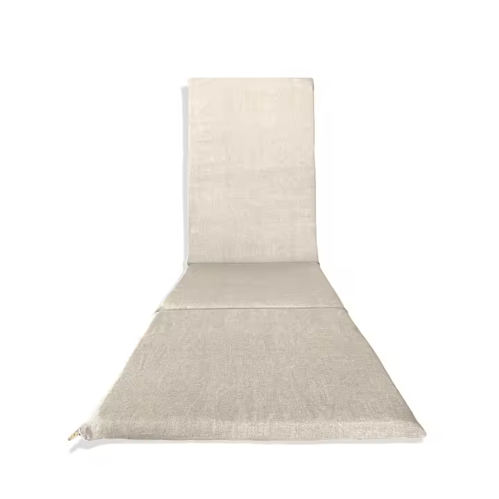 Your Craftsman Design-Abrigo para sombrilla de loneta Lisa 165x50x3,5 cm - Colchoneta para sombrilla fabricada en Italia - 1